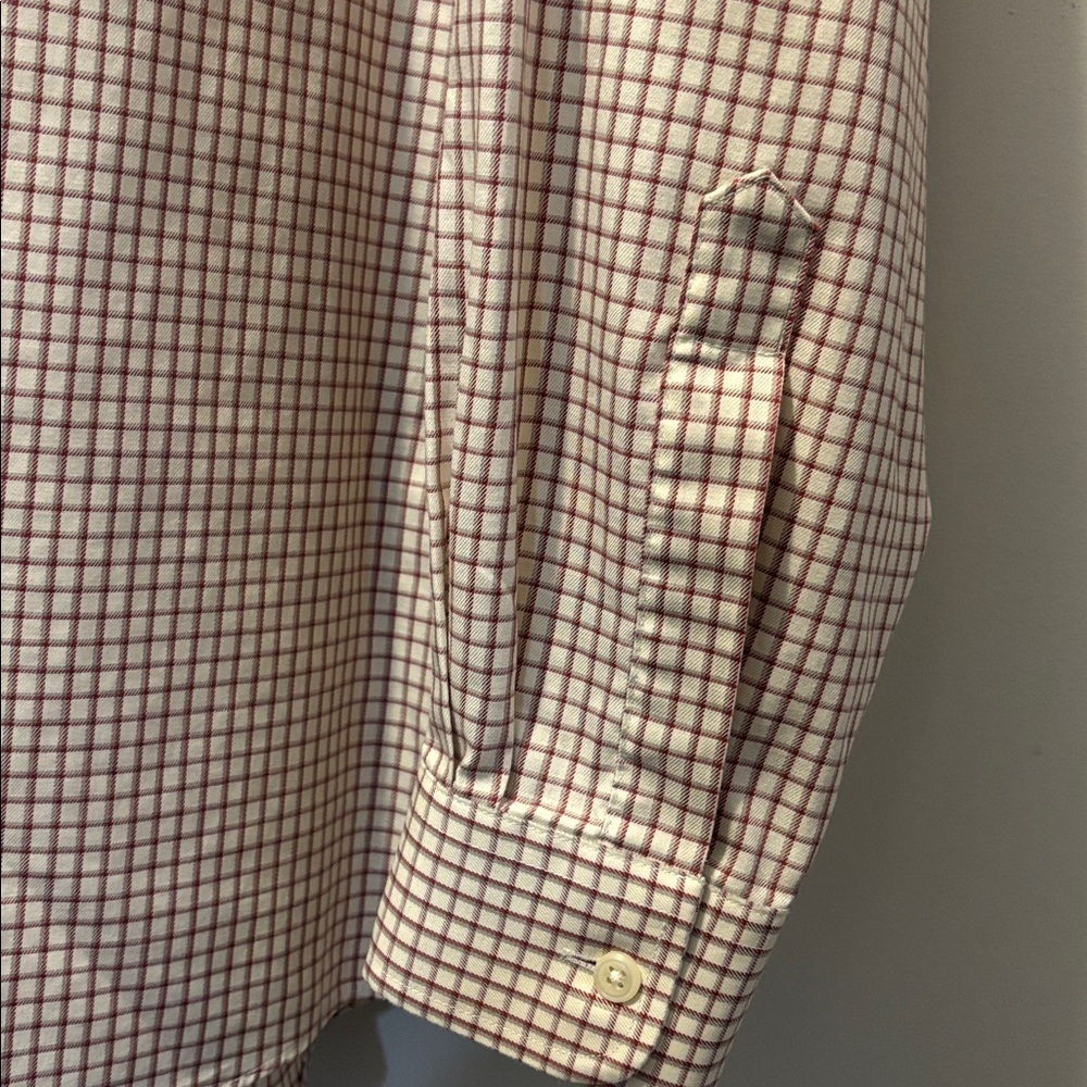 L.L. Bean Men's Plaid Shirt - wrinkle resistant size large - Picture 3 of 4